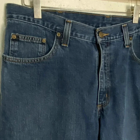 Carhartt Relaxed Fit 36x32 blue jeans Workwear Campcore‎ Cabincore - Picture 2 of 5